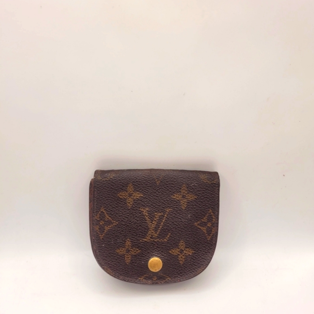 Louis Vuitton Monogram Purse Gousset Coin Wallet